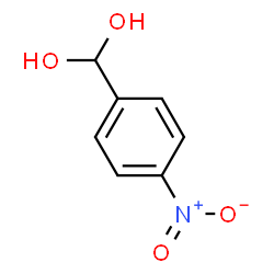 ChemSpider 2D Image | (4-Nitrophenyl)methanediol | C7H6NO4