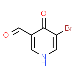 ChemSpider 2D Image | 5-Bromo-4-hydroxynicotinaldehyde | C6H4BrNO2