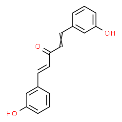 ChemSpider 2D Image | (1E)-1,5-Bis(3-hydroxyphenyl)-1,4-pentadien-3-one | C17H14O3