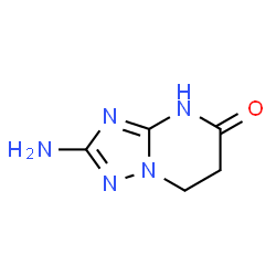 ChemSpider 2D Image | 2-Amino-6,7-dihydro[1,2,4]triazolo[1,5-a]pyrimidin-5(4H)-one | C5H7N5O