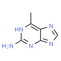 ChemSpider 2D Image | 2-Amino-6-methylpurine | C6H7N5