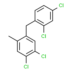 ChemSpider 2D Image | 2',3,4,4'-tetrachloro-6-methyl-diphenylmethane | C14H10Cl4