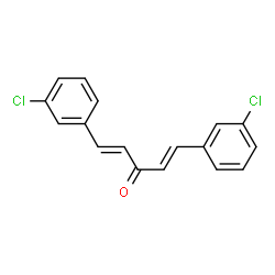 ChemSpider 2D Image | (1E,4E)-1,5-Bis(3-chlorophenyl)-1,4-pentadien-3-one | C17H12Cl2O