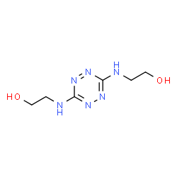 ChemSpider 2D Image | 2,2'-(1,2,4,5-Tetrazine-3,6-diyldiimino)diethanol | C6H12N6O2