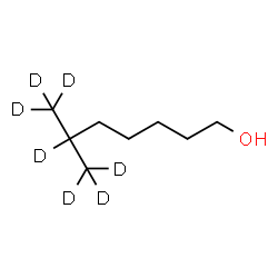 ChemSpider 2D Image | 6-(~2~H_3_)Methyl-1-(6,7,7,7-~2~H_4_)heptanol | C8H11D7O