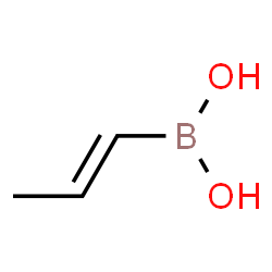 ChemSpider 2D Image | trans-Propenylboronic acid | C3H7BO2