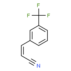 ChemSpider 2D Image | (Z)-3-(3-(Trifluoromethyl)phenyl)acrylonitrile | C10H6F3N