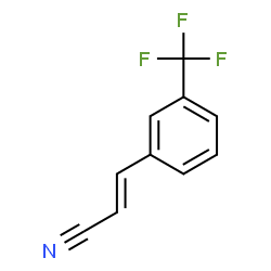 ChemSpider 2D Image | (E)-3-(3-(Trifluoromethyl)phenyl)acrylonitrile | C10H6F3N