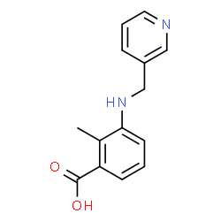 ChemSpider 2D Image | 2-Methyl-3-[(3-pyridinylmethyl)amino]benzoic acid | C14H14N2O2