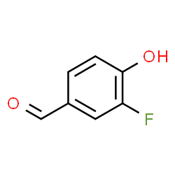 ChemSpider 2D Image | 3-Fluoro-4-hydroxybenzaldehyde | C7H5FO2