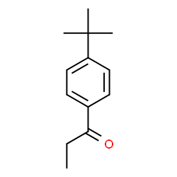 ChemSpider 2D Image | 1-(4-tert-Butylphenyl)-1-propanone | C13H18O