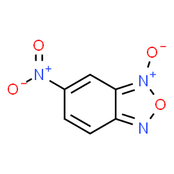 ChemSpider 2D Image | 5-Nitro-2,1,3-benzoxadiazole 3-oxide | C6H3N3O4