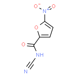 ChemSpider 2D Image | N-Cyano-5-nitro-2-furamide | C6H3N3O4