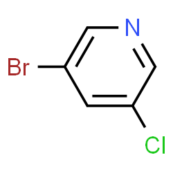 ChemSpider 2D Image | 3-Bromo-5-chloropyridine | C5H3BrClN