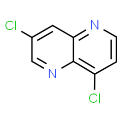 ChemSpider 2D Image | 3,8-Dichloro[1,5]naphthyridine | C8H4Cl2N2