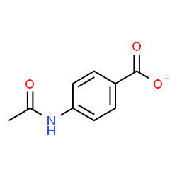 ChemSpider 2D Image | 4-Acetamidobenzoate | C9H8NO3