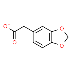 ChemSpider 2D Image | 1,3-Benzodioxol-5-ylacetate | C9H7O4