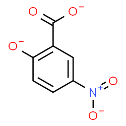 ChemSpider 2D Image | 5-Nitro-2-oxidobenzoate | C7H3NO5
