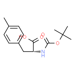 ChemSpider 2D Image | Boc-L-phe(4-me)-OH | C15H21NO4
