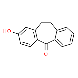 ChemSpider 2D Image | 2-Hydroxy-5-dibenzosuberone | C15H12O2