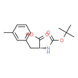 ChemSpider 2D Image | Boc-D-3-Methylphe | C15H21NO4