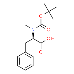 ChemSpider 2D Image | Boc-N-Me-D-Phe-OH | C15H21NO4