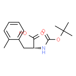 ChemSpider 2D Image | Boc-D-phe(2-me)-OH | C15H21NO4