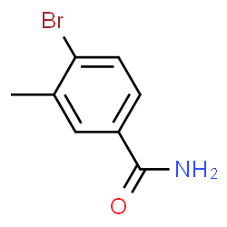 ChemSpider 2D Image | 4-Bromo-3-methylbenzamide | C8H8BrNO