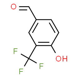 ChemSpider 2D Image | 4-Hydroxy-3-(trifluoromethyl)benzaldehyde | C8H5F3O2