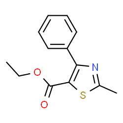 ChemSpider 2D Image | Ethyl 2-methyl-4-phenyl-1,3-thiazole-5-carboxylate | C13H13NO2S