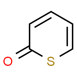 ChemSpider 2D Image | 2H-Thiopyran-2-one | C5H4OS