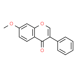 ChemSpider 2D Image | 7-Methoxy-3-phenyl-4H-chromen-4-one | C16H12O3