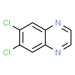 ChemSpider 2D Image | 6,7-Dichloroquinoxaline | C8H4Cl2N2