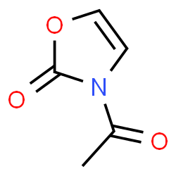 ChemSpider 2D Image | 3-acetyloxazol-2(3H)-one | C5H5NO3
