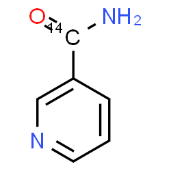 ChemSpider 2D Image | 3-Pyridine(~14~C)carboxamide | C514CH6N2O