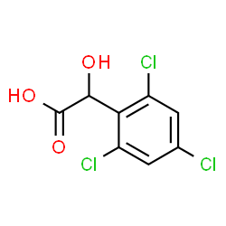 ChemSpider 2D Image | Hydroxy(2,4,6-trichlorophenyl)acetic acid | C8H5Cl3O3