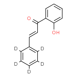ChemSpider 2D Image | (2E)-1-(2-Hydroxyphenyl)-3-(~2~H_5_)phenyl-2-propen-1-one | C15H7D5O2
