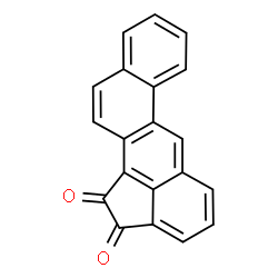 ChemSpider 2D Image | Cyclopenta[ij]tetraphene-1,2-dione | C20H10O2