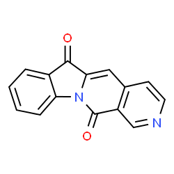 ChemSpider 2D Image | Indolo[1,2-b][2,7]naphthyridine-6,12-dione | C15H8N2O2