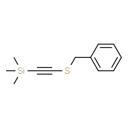ChemSpider 2D Image | [(Benzylsulfanyl)ethynyl](trimethyl)silane | C12H16SSi