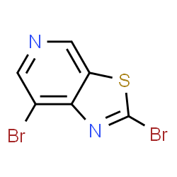 ChemSpider 2D Image | 2,7-Dibromo[1,3]thiazolo[5,4-c]pyridine | C6H2Br2N2S