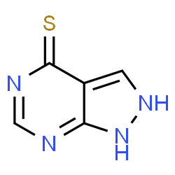 ChemSpider 2D Image | tisopurine | C5H4N4S