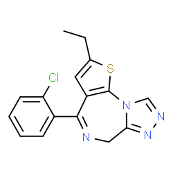 ChemSpider 2D Image | Metizolam | C16H13ClN4S