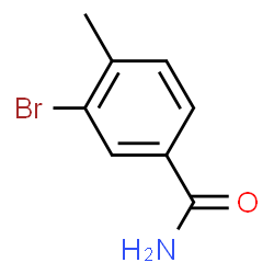 ChemSpider 2D Image | 3-Bromo-4-methylbenzamide | C8H8BrNO