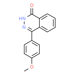 ChemSpider 2D Image | 4-(4-Methoxyphenyl)-1(2H)-phthalazinone | C15H12N2O2