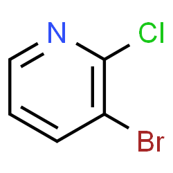 ChemSpider 2D Image | 3-Bromo-2-chloropyridine | C5H3BrClN
