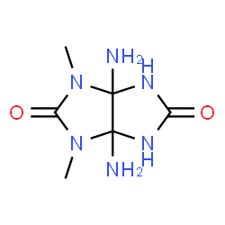 ChemSpider 2D Image | 3a,6a-Diamino-1,3-dimethyltetrahydroimidazo[4,5-d]imidazole-2,5(1H,3H)-dione | C6H12N6O2