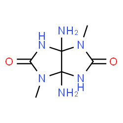 ChemSpider 2D Image | 3a,6a-Diamino-1,4-dimethyltetrahydroimidazo[4,5-d]imidazole-2,5(1H,3H)-dione | C6H12N6O2