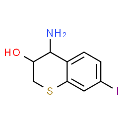 ChemSpider 2D Image | 4-Amino-7-iodo-3-thiochromanol | C9H10INOS