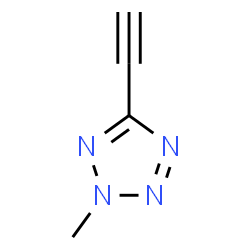 ChemSpider 2D Image | 5-Ethynyl-2-methyl-2H-tetrazole | C4H4N4